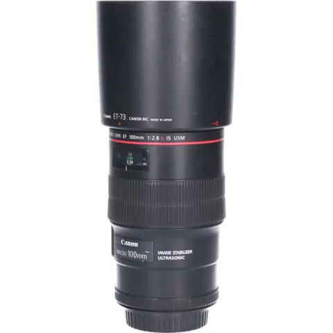 Tweedehands Canon EF 100mm f/2.8L IS Macro USM CM3972