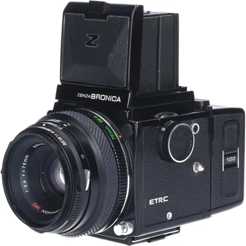 Tweedehands Bronica ETRC met Zenzanon mc 75mm f/2.8 CM2551