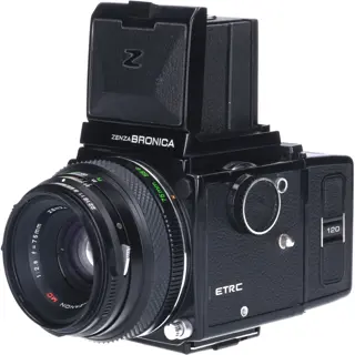 Tweedehands Bronica ETRC met Zenzanon mc 75mm f/2.8 CM2551