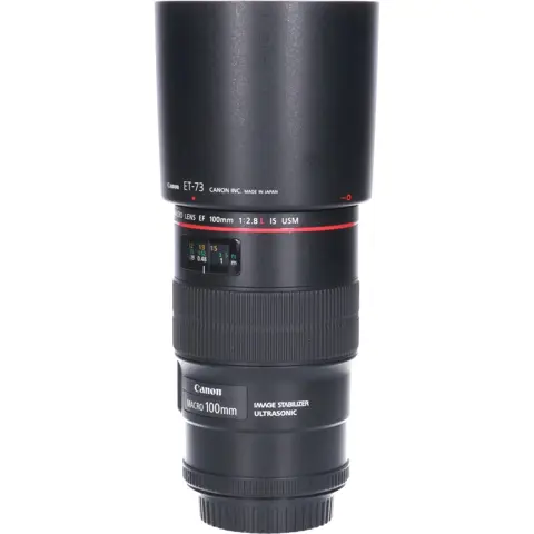 Tweedehands Canon EF 100mm f/2.8L IS Macro USM CM4313