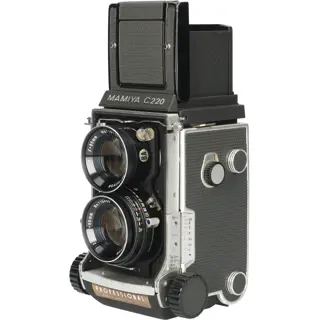 Tweedehands Mamiya C220 + Sekor 80mm f/2.8 Blue dot CM3182