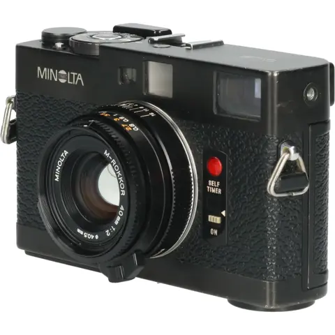 Tweedehands Minolta CLE + M-ROKKOR 40mm F/2 CM3902