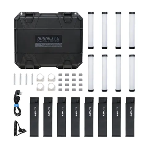 Nanlite Pavotube II 6XR LED RGBWW Pixel Tube Light 8KIT