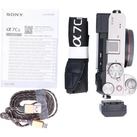 Tweedehands Sony A7C II Body Silver CM3133