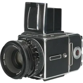 Tweedehands Hasselblad 501CM + A12 V 6x6 back + Planar 80mm f/2.8 CB CM3234