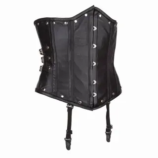 Echt leren corset model 06 waist cincher in xs t/m 6xl