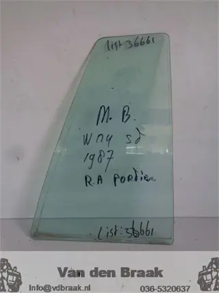 Mercedes Benz W124 Combi 1985-1996 Rechts achter scheerraam