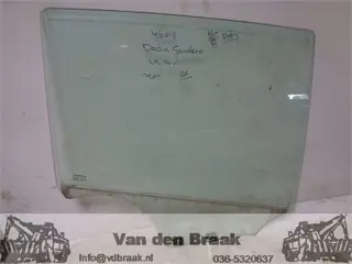 Dacia Sandero 2008-2012 Portierraam rechtsachter