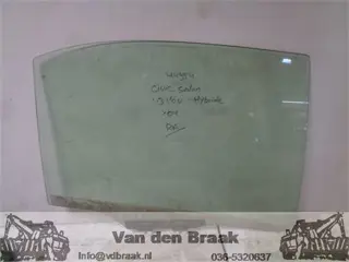 Honda Civic 4 deurs 2004-2006 Ruit portier rechts achter