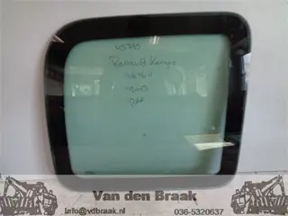 Renault Kangoo 1997-2010 Zijruit rechtsachter