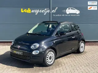 Fiat 500 C 1.2 Lounge Cabrio *zwarte kap *cruise *airco