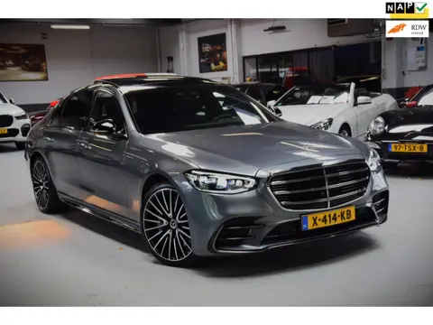 Mercedes-Benz S-klasse 580 e 4MATIC Lang AMG Line Panoramadak|Org.NL|Dealer Onderhouden|BTW|Achteras