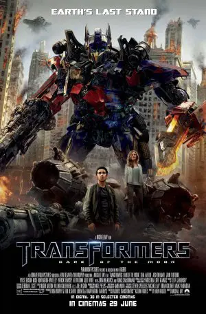 TRANSFORMERS : DARK OF THE MOON filmposter.