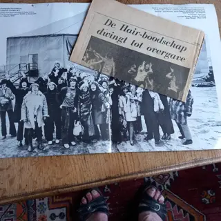 Hair, musical - programma van de uitvoering 1970