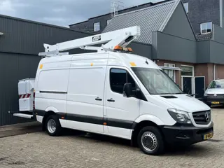 Mercedes-Benz Sprinter 516 160pk Hoogwerker 14 meter Euro 6 Pto Omvormer Verkeersbord Bedieningspane