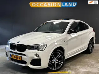 BMW X4 XDrive20i High Executive M-SPORT|SCHUIF/KANTELDAK|KEYLESS|STOELV|360CAM|LEDER|DODEHOEK|BLUETO