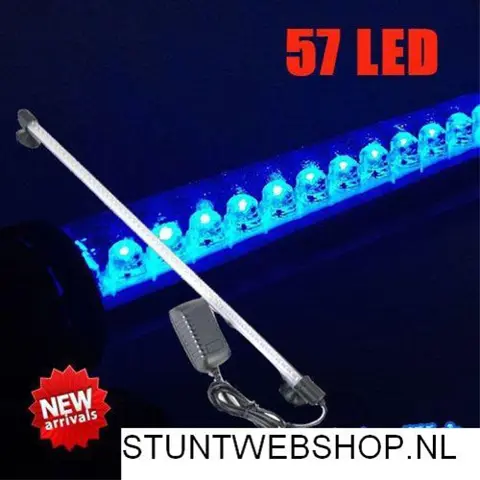 Aquarium , Aquaria 57 led BLAUW licht , verlichting .