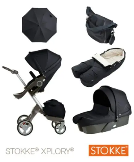 2012 V3 Stokke Xplory wandelwagen Complete Set