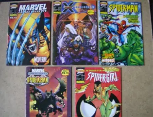 5x klein formaat amerikaanse comics