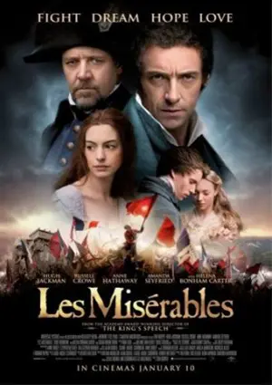 LES MISERABLES filmposter.