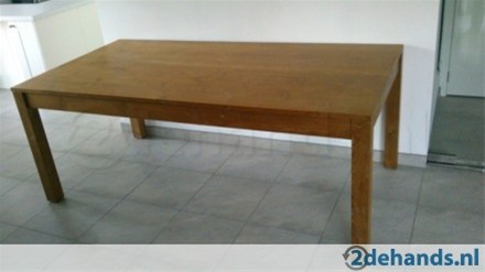 Mooie houten eet tafel te koop