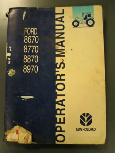 Manual Ford 8670 / 8770 / 8870 / 8970