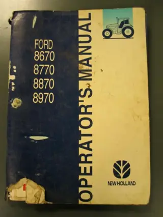 Manual Ford 8670 / 8770 / 8870 / 8970