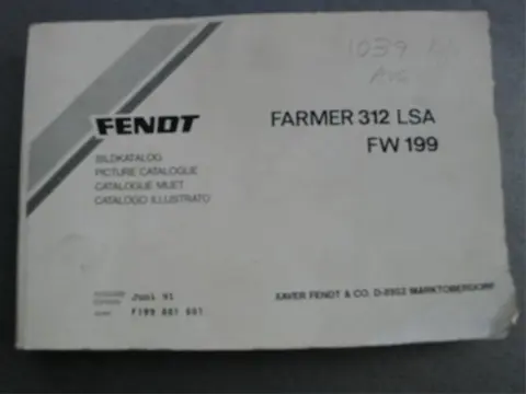 Manual Fendt Farmer 312LSA FW199