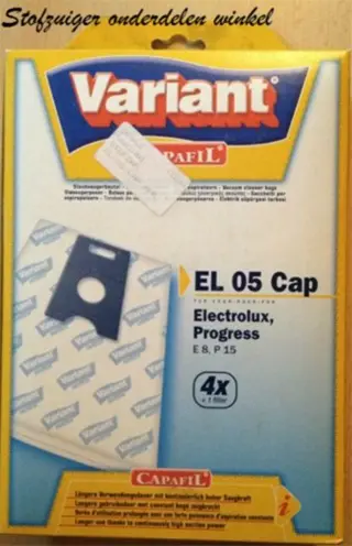 Variant el 05 Cap Progress stofzuigerzakken