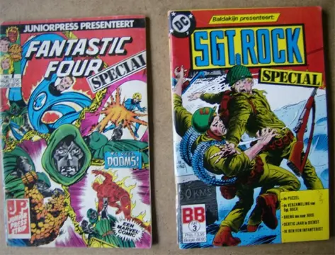 11 comics fantastic four en sgt rock
