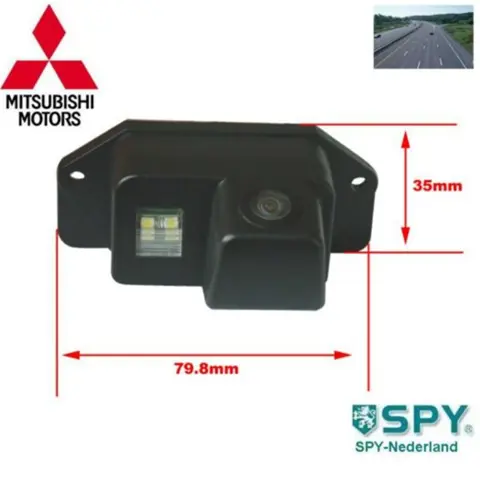 Mitsubishi Lancer achteruitrijcamera systeem SPY