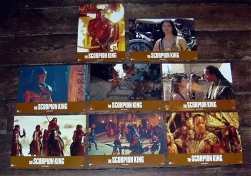 THE SCORPION KING filmfotoset.