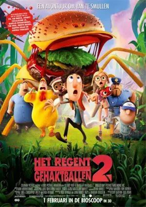 HET REGENT GEHAKTBALLEN 2 filmposter.