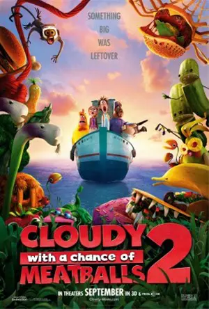 CLOUDY WITH A CHANCE OF MEATBALLS 2 filmposter.