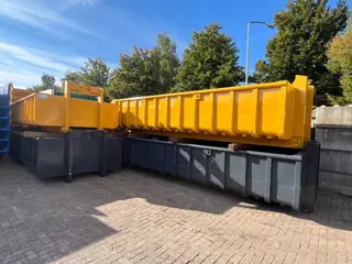 Fornhese Haakarm/Nch afzetcontainers 4/5 mm grijs ral 7016 600x230x100 cm op voorraad !