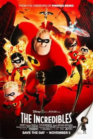 THE INCREDIBLES filmposter.
