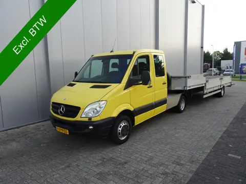 Mercedes-Benz Sprinter 518 3.0 CDI 366 DC be trekker met kuiper oplegger complet combi 6 pers