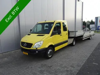 Mercedes-Benz Sprinter 518 3.0 CDI 366 DC be trekker met kuiper oplegger complet combi 6 pers