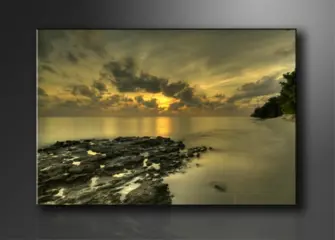 Nieuw canvas schilderij Mystic Sunset 120 x 80 cm