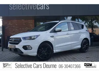 Ford Kuga 1.5 EcoBoost ST Line , Frost White, Zwart optiek, 18''LM, Trekhaak, Cruise, AppleCarplay, 
