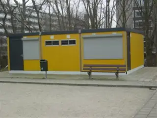 3 units kleed/douche gebouw