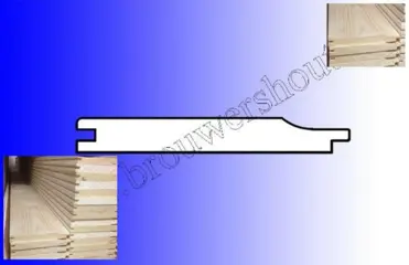 Vuren rabatdelen 18x144mm €1.78 voorraad bij Brouwers Hout
