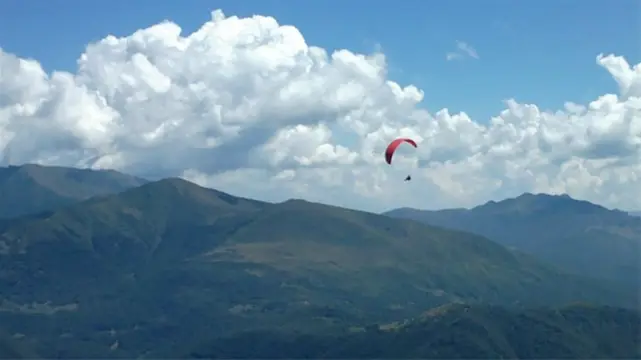 Vakantie in Italie, aan Luganomeer op camping