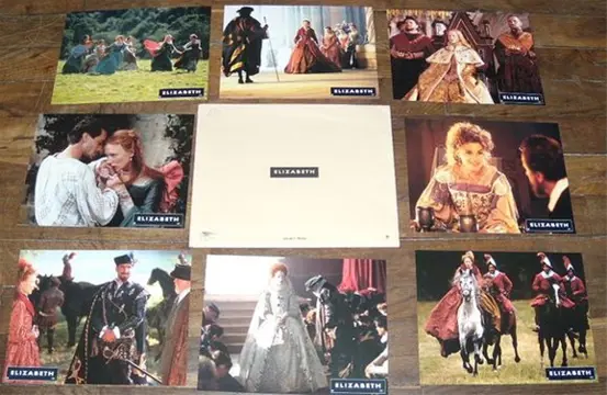 ELIZABETH lobbycard set.