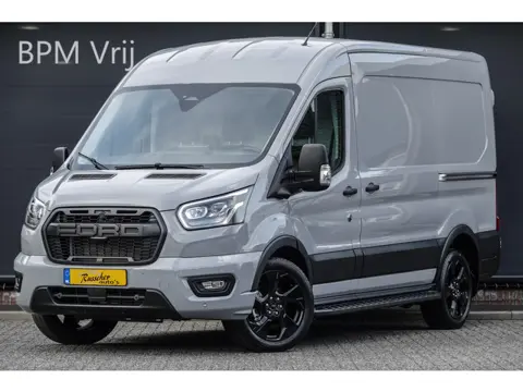 Ford Transit L2H2 | 130Pk A8 Aut. | Raptor Edition | 2x Schuifdeur | 360° Camera | Grey Matter | Nie