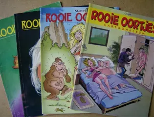 Rooie oortjes strips adv. 780