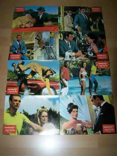 DR. NO lobbycard set.