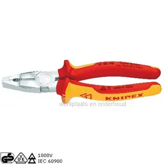 Knipex combinatietang 160mm DIN/ISO 5746 VDE
