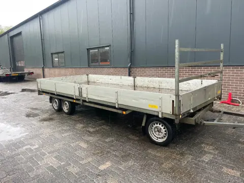 Hulco Schamelwagen schamel aanhanger 3500 kg 3-Asser