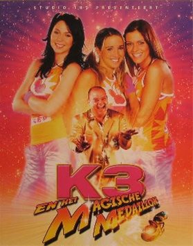 K 3 EN HET MAGISCHE MEDAILLON filmposter.